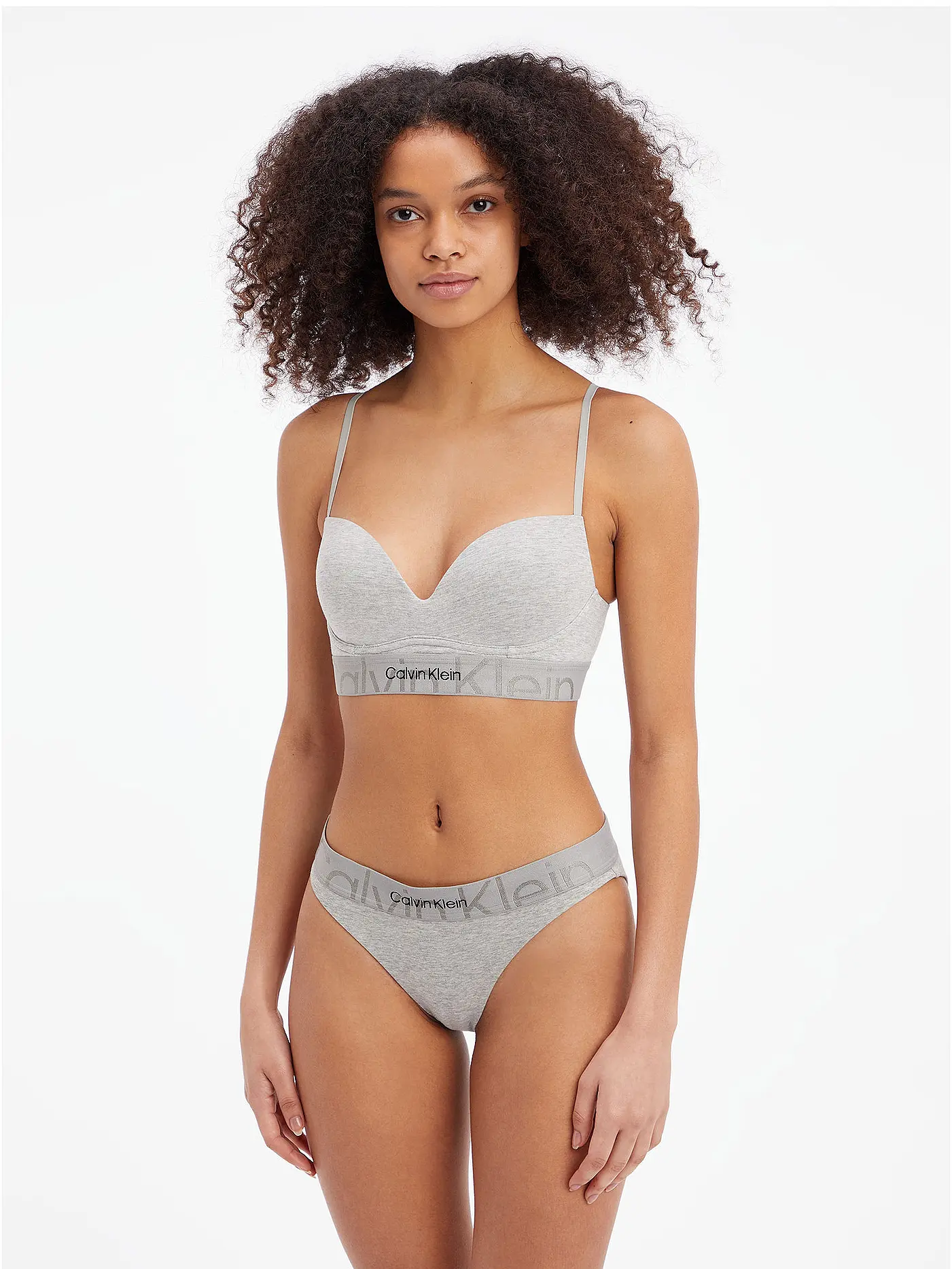 CALVIN KLEIN | Bralette Push Up Grey | 